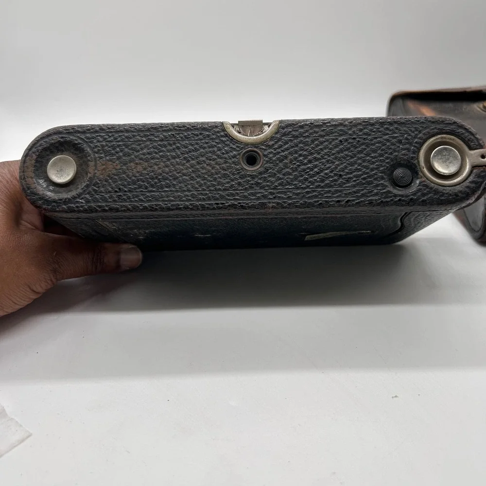 Vintage 1910-1915 Kodak No 3A Autographic Folding Pocket Camera & Case Model‎ C